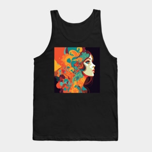 Psychedelic Girl Tank Top